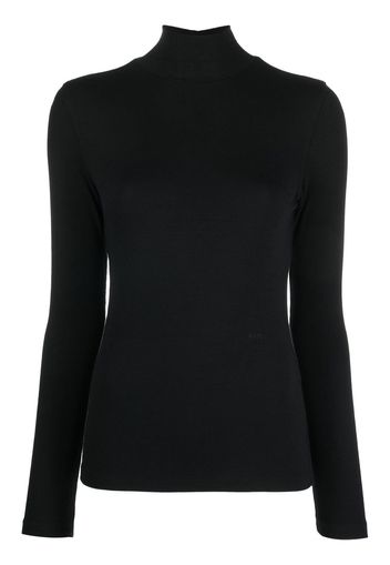 FRAME fine ribbed jumper - Schwarz