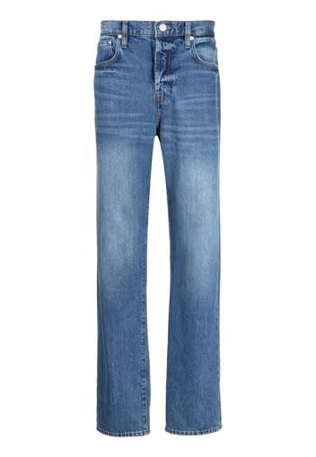 FRAME low-rise straight jeans - Blau