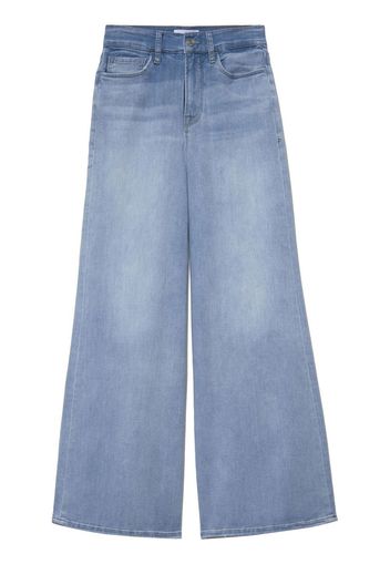 FRAME mid-rise wide-leg jeans - Blau