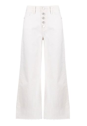 FRAME cropped wide-leg jeans - Weiß