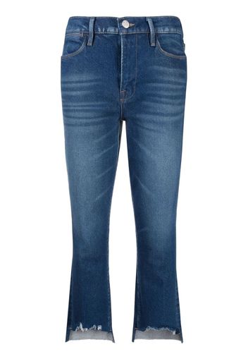 FRAME Le Crop Mini Boot jeans - Blau