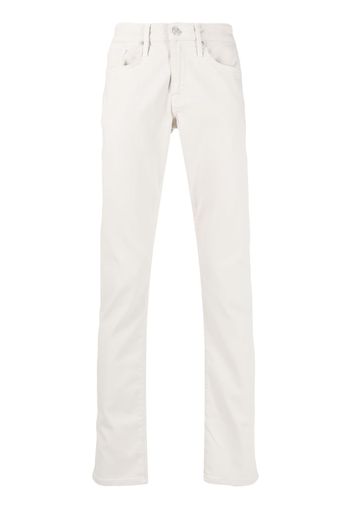 FRAME straight-leg chino trousers - Nude