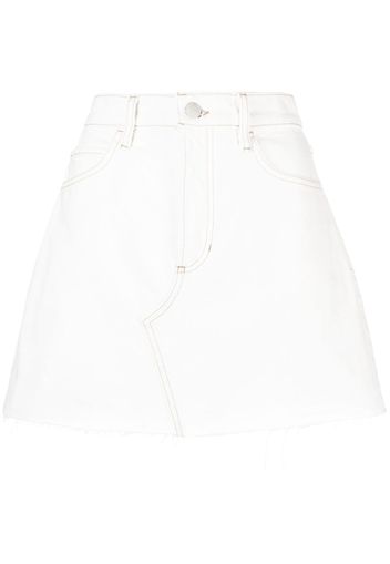 FRAME A-line denim skirt - Weiß