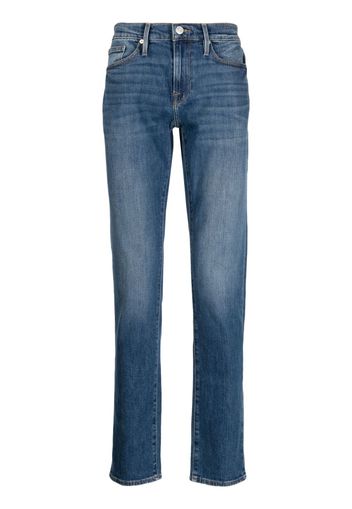 FRAME slim-fit cotton-blend jeans - Blau