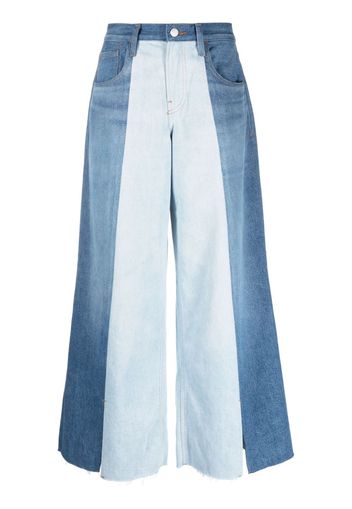 FRAME Split Seam wide-leg jeans - Blau