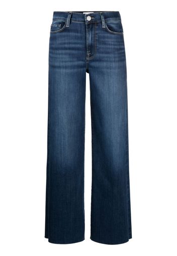 FRAME mid-rise straight-leg jeans - Blau