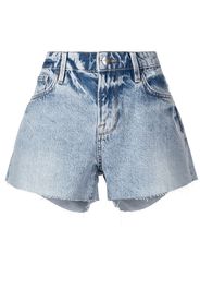 FRAME stone-washed denim shorts - Blau