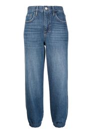 FRAME Halbhohe Cropped-Jeans - Blau