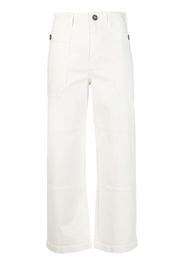 FRAME straight-leg utility trousers - Weiß