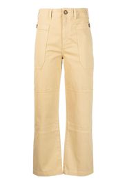 FRAME straight-leg utility trousers - Nude