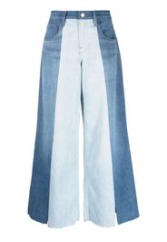 FRAME Split Seam wide-leg jeans - Blau