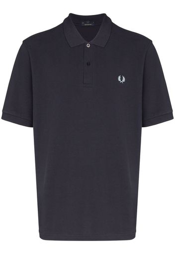 Fred Perry Poloshirt mit Logo-Stickerei - Blau