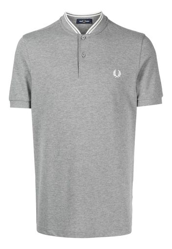 Fred Perry baseball-collar polo shirt - Grau