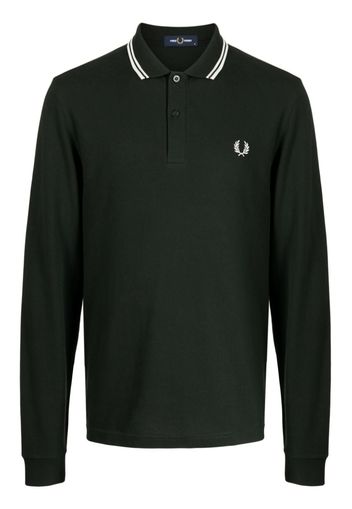 Fred Perry long-sleeve polo shirt - Grün