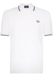 FRED PERRY Poloshirt mit Streifen - Weiß