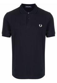 FRED PERRY Poloshirt mit aufgesticktem Logo - Blau