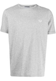 Fred Perry Ringer logo-embroidered T-shirt - Grau