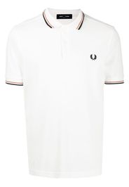 Fred Perry embroidered-logo polo shirt - Weiß