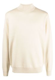 Fred Perry mock-neck wool-blend jumper - Nude