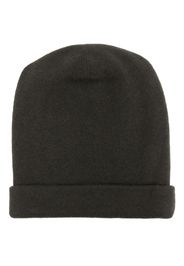 Frenckenberger turn-up cashmere beanie - Grün