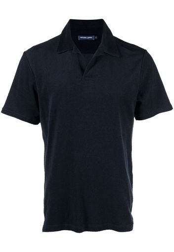 Frescobol Carioca Faustino Terry buttonless polo shirt - Blau