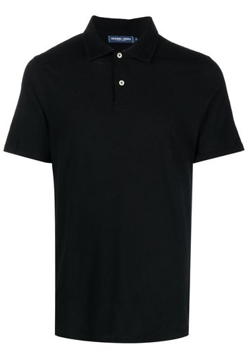 Frescobol Carioca cotton-linen polo shirt - Schwarz