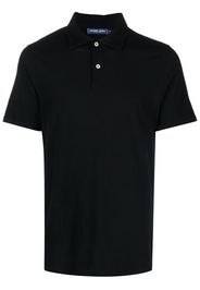 Frescobol Carioca cotton-linen polo shirt - Schwarz