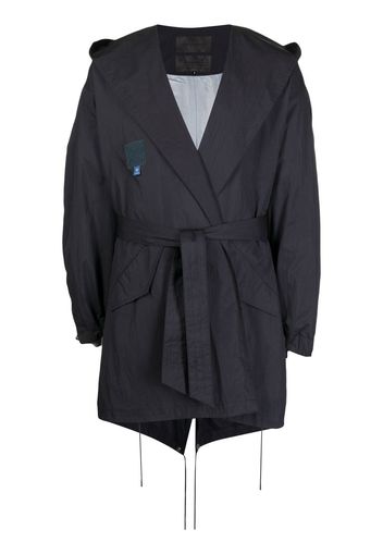 Fumito Ganryu M-51 hooded coat - Schwarz