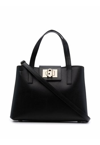 Furla leather tote bag - Schwarz