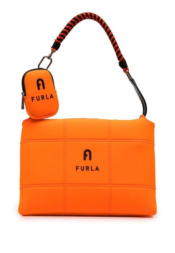 Furla Tasche mit Logo-Print - Orange