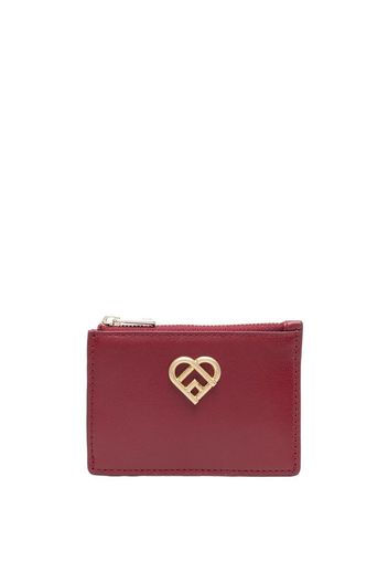 Furla logo-plaque wallet - Rot