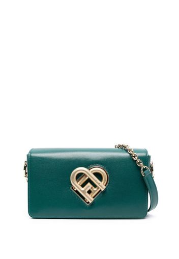 Furla logo plaque cross body bag - Grün