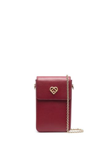 Furla Heart-plaque crossbody bag - Rot