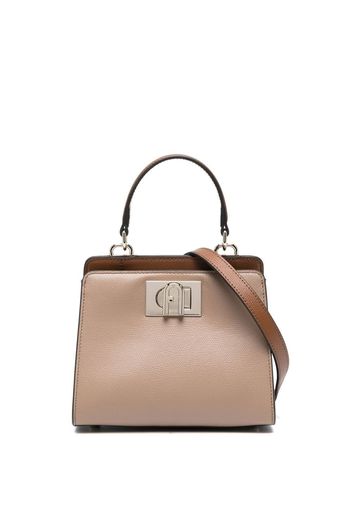 Furla mini Greige tote bag - Braun