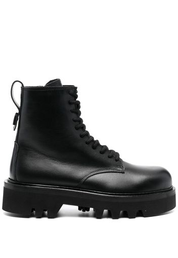 Furla Chelsea leather boots - Schwarz