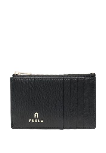 Furla leather cardholder wallet - Schwarz