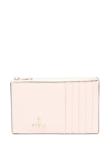 Furla leather cardholder wallet - Nude