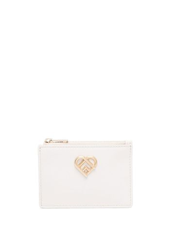 Furla heart-plaque wallet - Nude