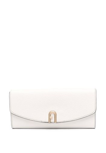 Furla logo-plaque continental wallet - Nude