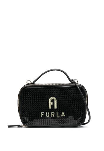 Furla patent mini bag - Schwarz