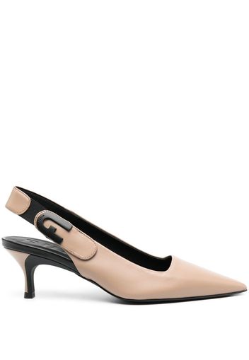 Furla Pumps mit Slingback-Riemen - Braun