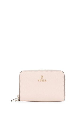 Furla Portemonnaie mit Logo-Schild - Nude