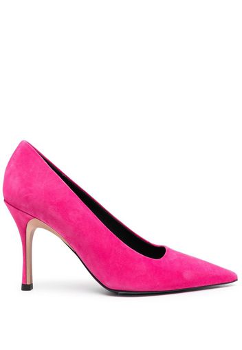 Furla Stiletto-Pumps aus Wildleder 100mm - Rosa