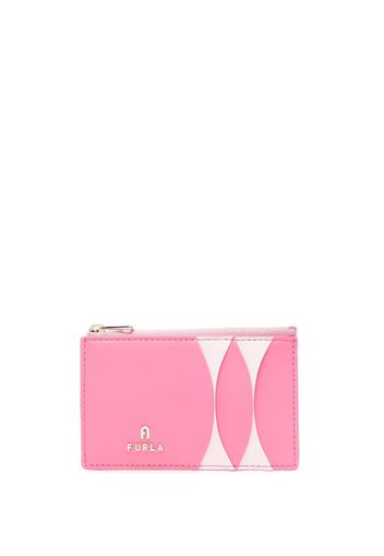 Furla Portemonnaie mit Logo-Schild - Rosa