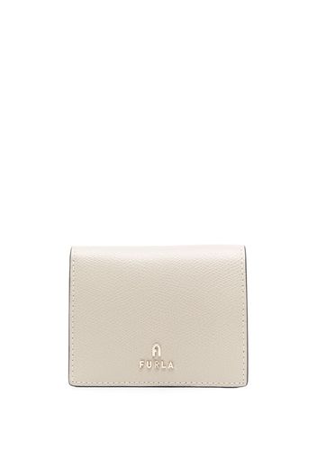 Furla Portemonnaie mit Logo-Schild - Nude