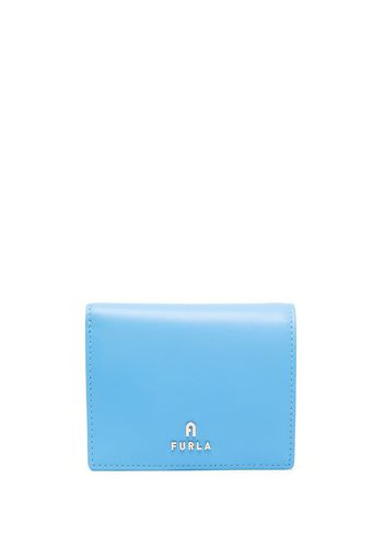 Furla logo-plaque folding wallet - Blau