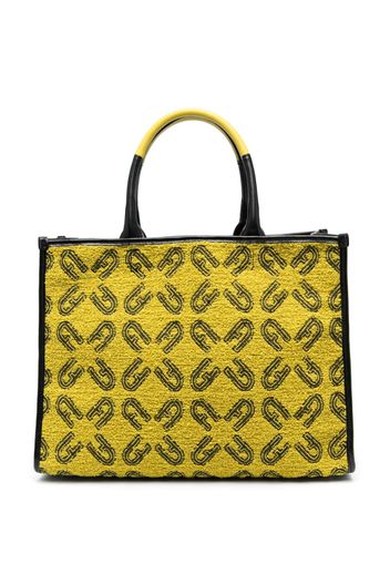 Furla Opportunity monogram-pattern tote bag - Gelb