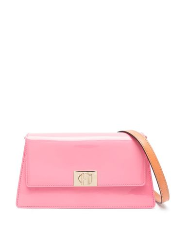 Furla Zoe patent crossbody bag - Rosa