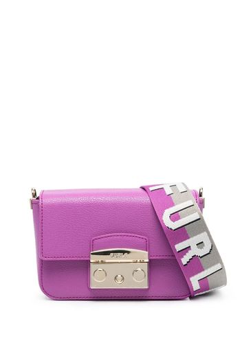 Furla mini Metropolis leather crossbody bag - Violett