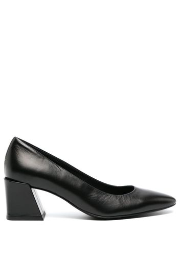 Furla 60mm slip-on leather pumps - Schwarz